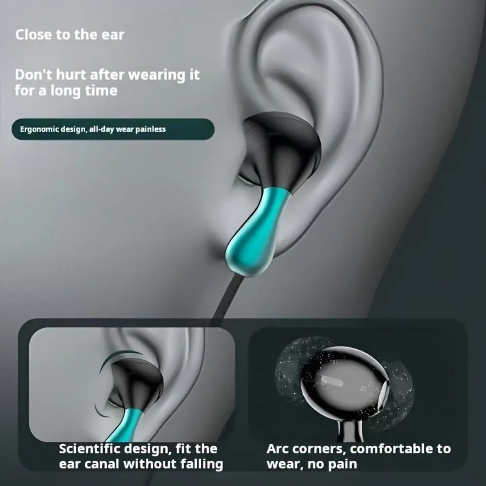 

Lightweight In-Ear Wired Headphones Noise Reduction Stylish Hifi Stereo Headset Low Latency HD Mic Type C&3.5mm Earphones Music