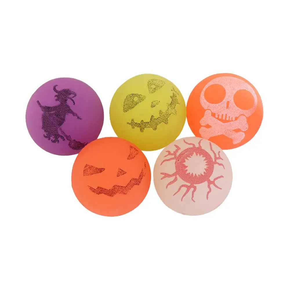 10 pz/set Glow-in-the-Dark Halloween Palline Rimbalzanti Spaventoso 32mm Bulbo Oculare Rimbalzante Elastico Bulbi Oculari Divertenti Palline Rimbalzanti Luminose