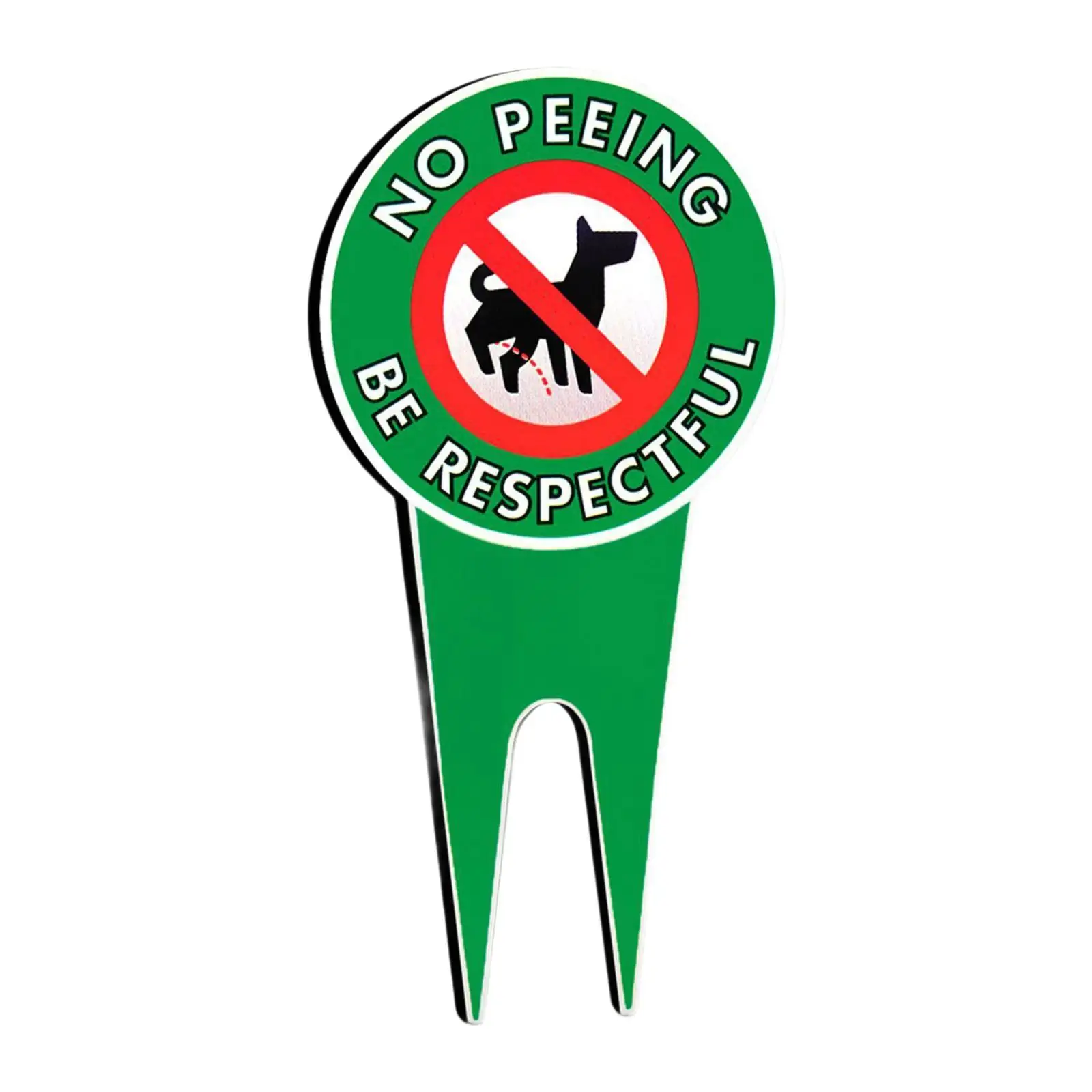 

Dog No Peeing Sign with Stake Dogs Pee Yard Signs Wooden Grass Warning Urination Notice Be Respectful Dog Sign for Farm Backyard