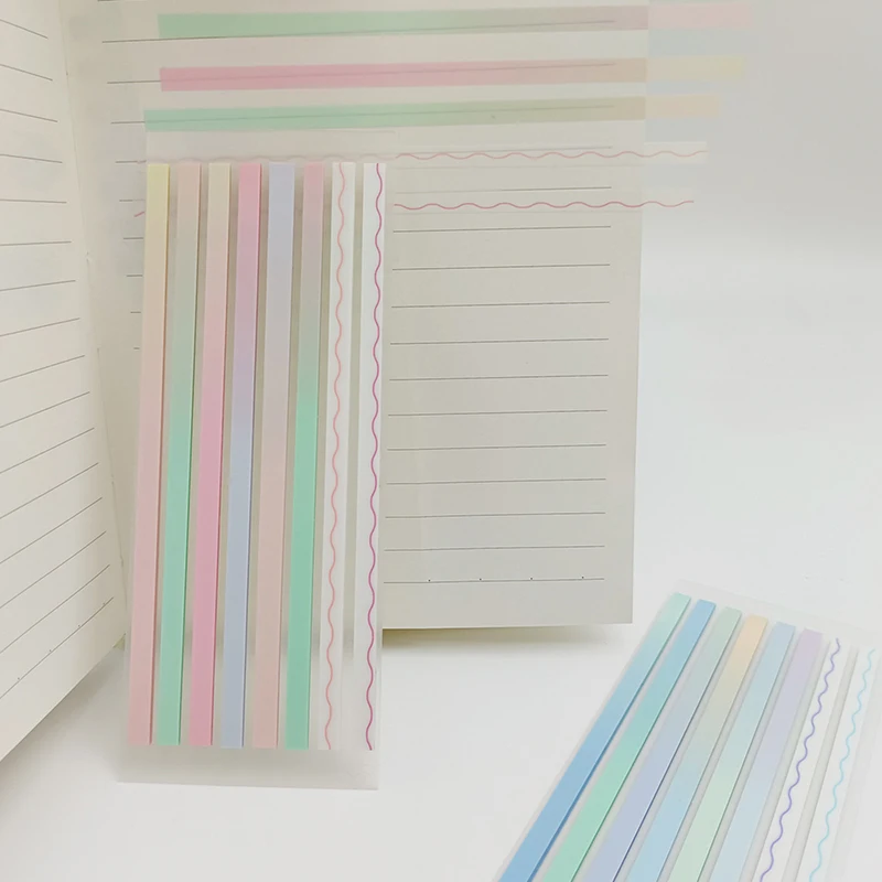 علامات التبويب مؤشر علامات التبويب شفافة ، علامة التبويب مذكرة لزجة القرطاسية ، ملصقات مذكرة الوسادة ، المدرسة نشرها ، اللوازم المكتبية ، 160 ورقة