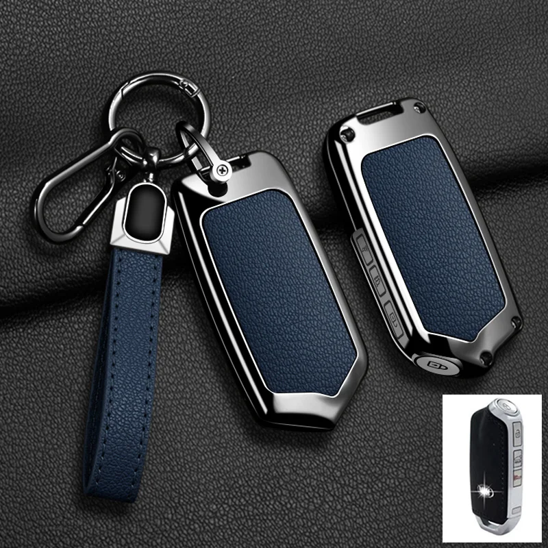 Für Kia K900 Stinger 2017 2018 2019 2020 Zink-legierung 4 Tasten Auto Smart Remote Key Case Abdeckung Shell Schlüsselbund schützen Zubehör – Detail 18