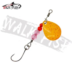 WALK FISH Cuchara de Pesca Giratoria Metálica – Señuelo Trucha
