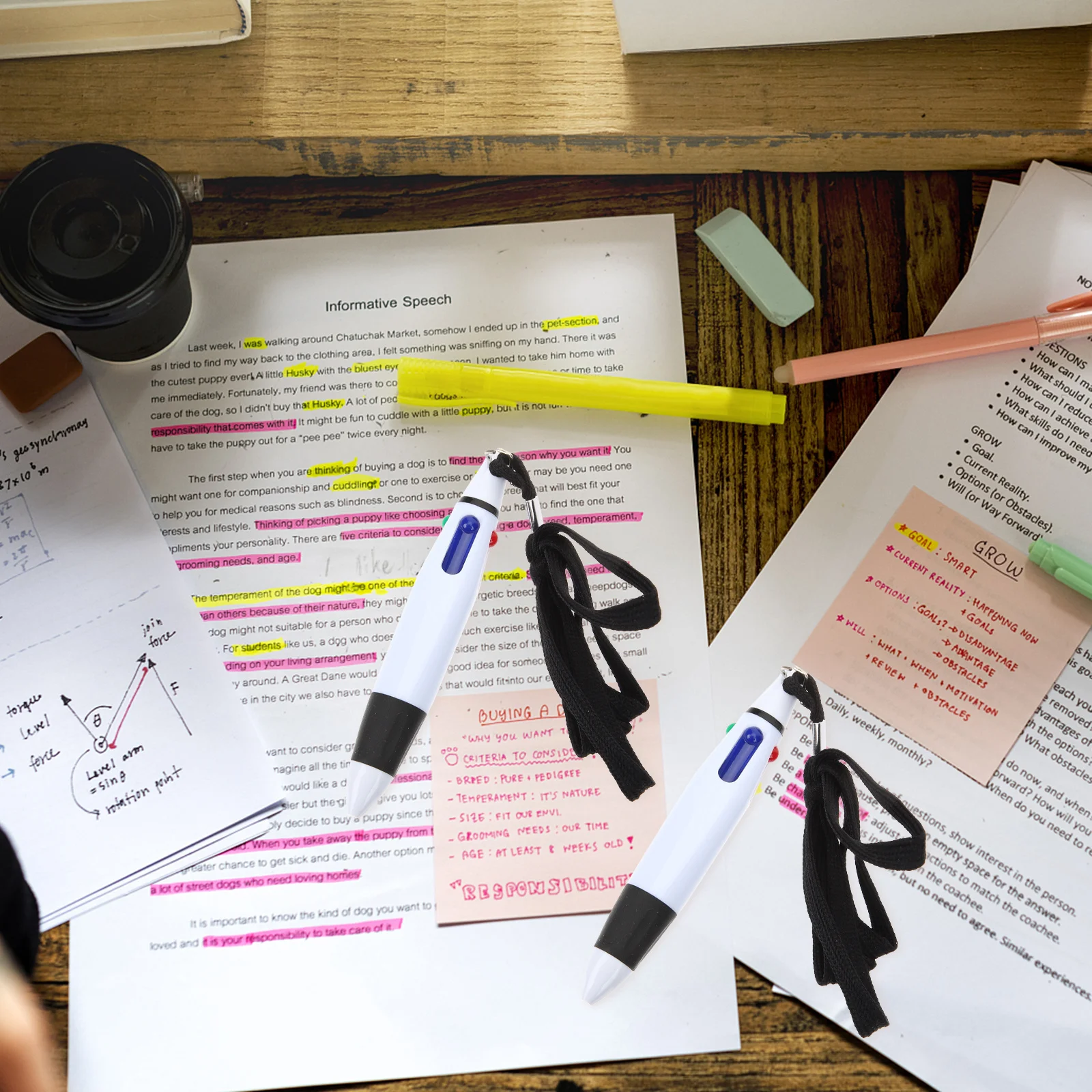 

10Pcs Retractable Multicolor Ballpoint Pens 4-in-1 Colors School Office Supplies Cool Fun Pens for Nurses