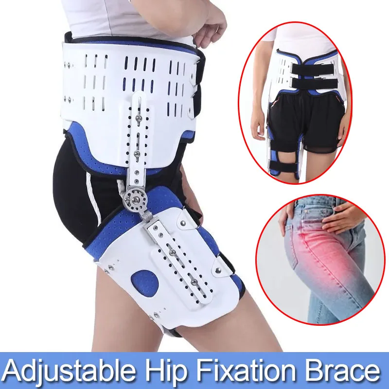 

Adjustable Hip Fixation Brace Thigh Fractures Wrap Compression Joints Belt