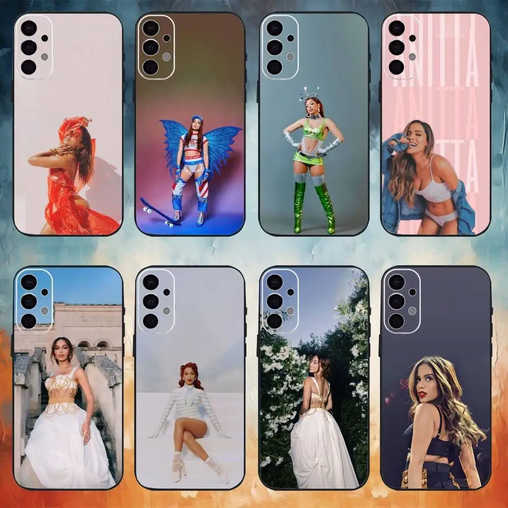 

Singer A-Anitta Phone Case For Samsung S25,S24,S21,S22,S23,S30,Ultra,S20,Plus,Fe,Note,10,9,5G Black Cover