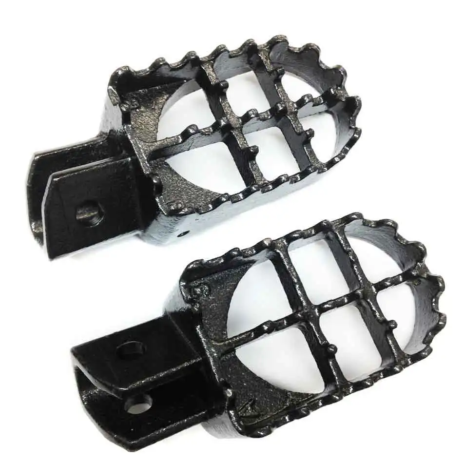 Motocross MX Dirt Bike Racing Foot Pegs footpeg For Yamaha PW50 PW80 TTR90 TW200 Motorcycle parts Gray