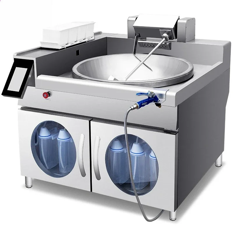 

Fully automatic cooking machine, commercial intelligent automatic rice cooking robot, large roller flip