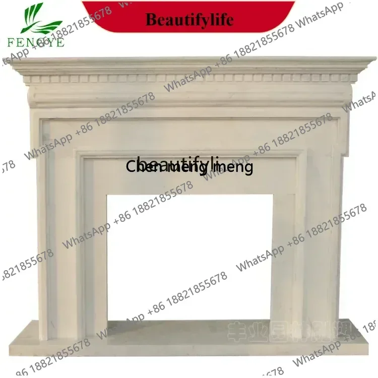 

Z183 Мраморный камин Простой мраморный камин Американский декоративный фон настенная камин 06