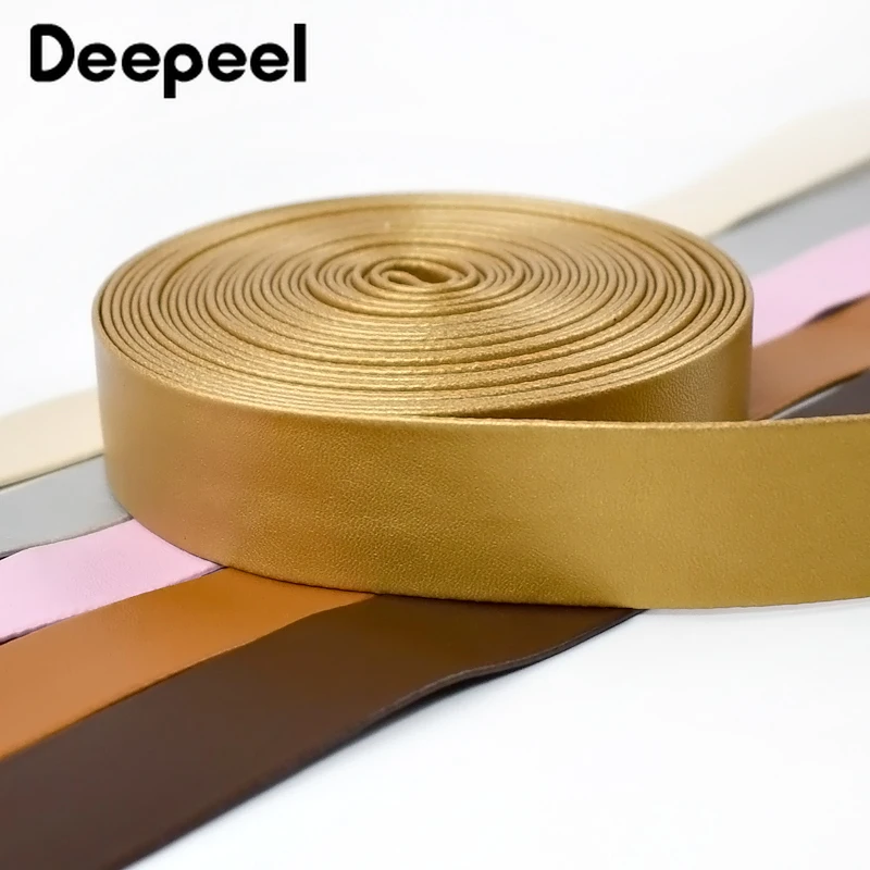 5 متر 5-30 مللي متر الاصطناعية بولي Leather الجلود الحبل ل الملابس حزام ديكور الشريط حقيبة الملابس التحيز ملزمة حزام حبل الخياطة اكسسوارات #4