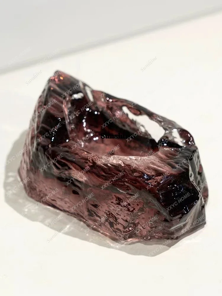 LHigh-end glazed heavy ashtray high-end luxury decoration