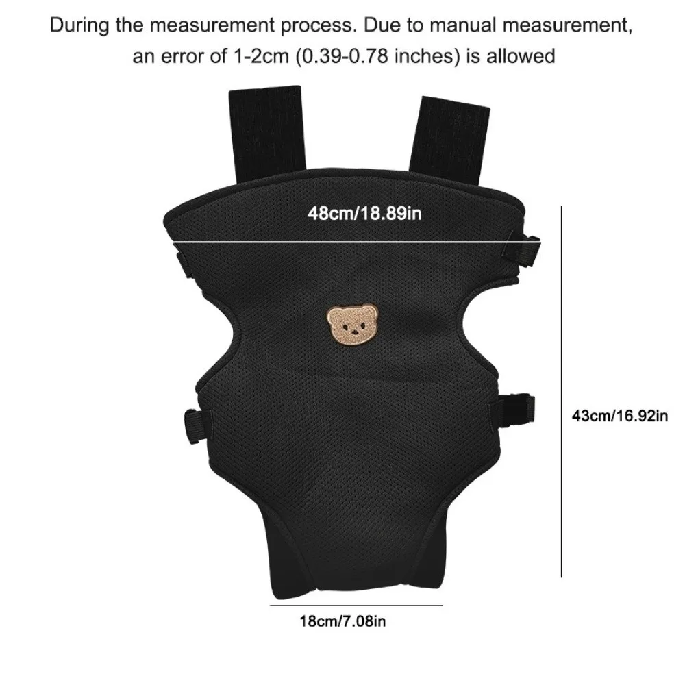 Ergonomic Design Baby Carrier Adjustable Straps Multifunctional Infant Sling Baby Travel Gear Portable Baby Wrap view 6