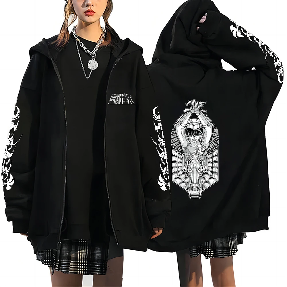 Anime Print Saint Seiya Hoodies Girls/boys Harajuku Popular Hoodie Saint Seiya 3D Sweatshirts Kid\'s Casual Pullover Y2k Clothes