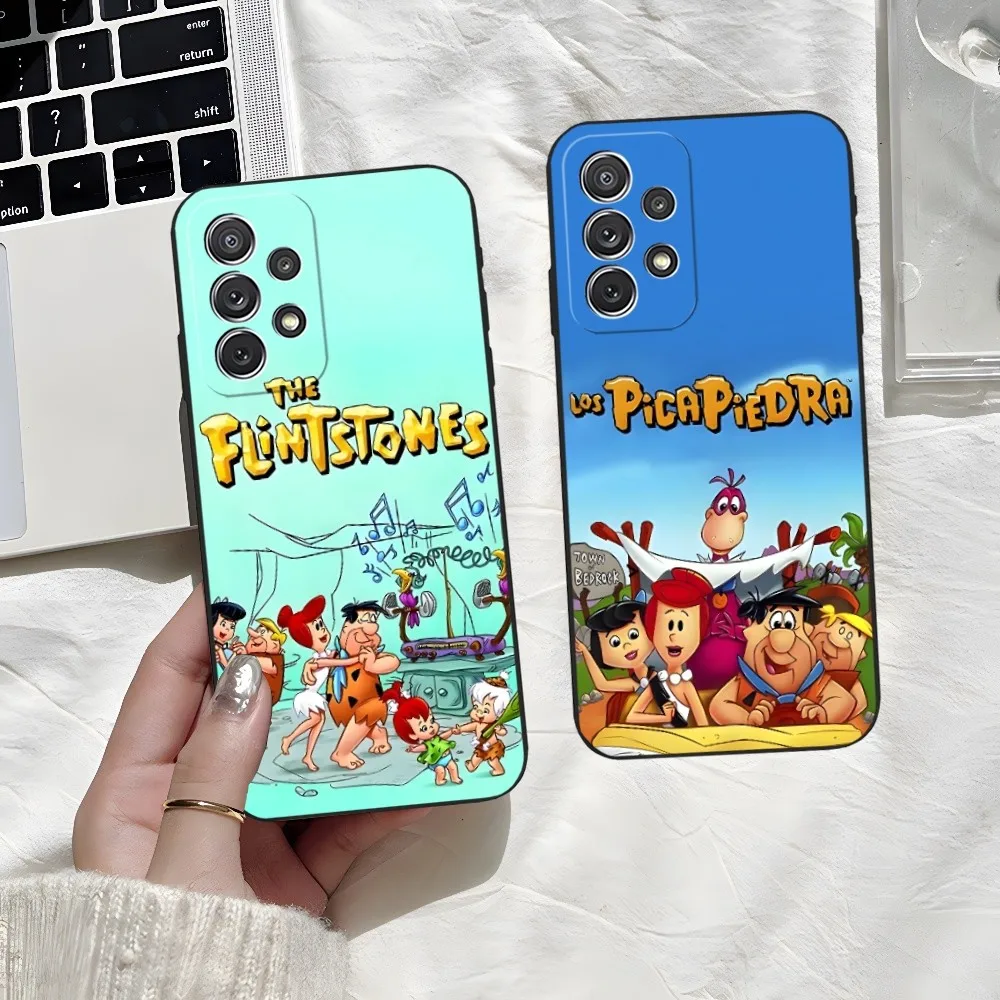 The Flintstones Phone Case for Samsung Galaxy S23 Ultra S24 S22 S20 Fe S21 Plus A54 A34 A24 A53 M54 Note 20 Cover