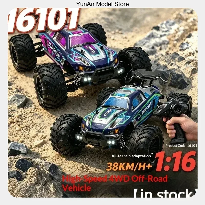 Scy‑16101 4wd 4x4 Brushless Rc Buggy Truck,38km/H High‑Speed Off‑Road Remote‑Control Car, Fast Drift Racing Hobby Gift