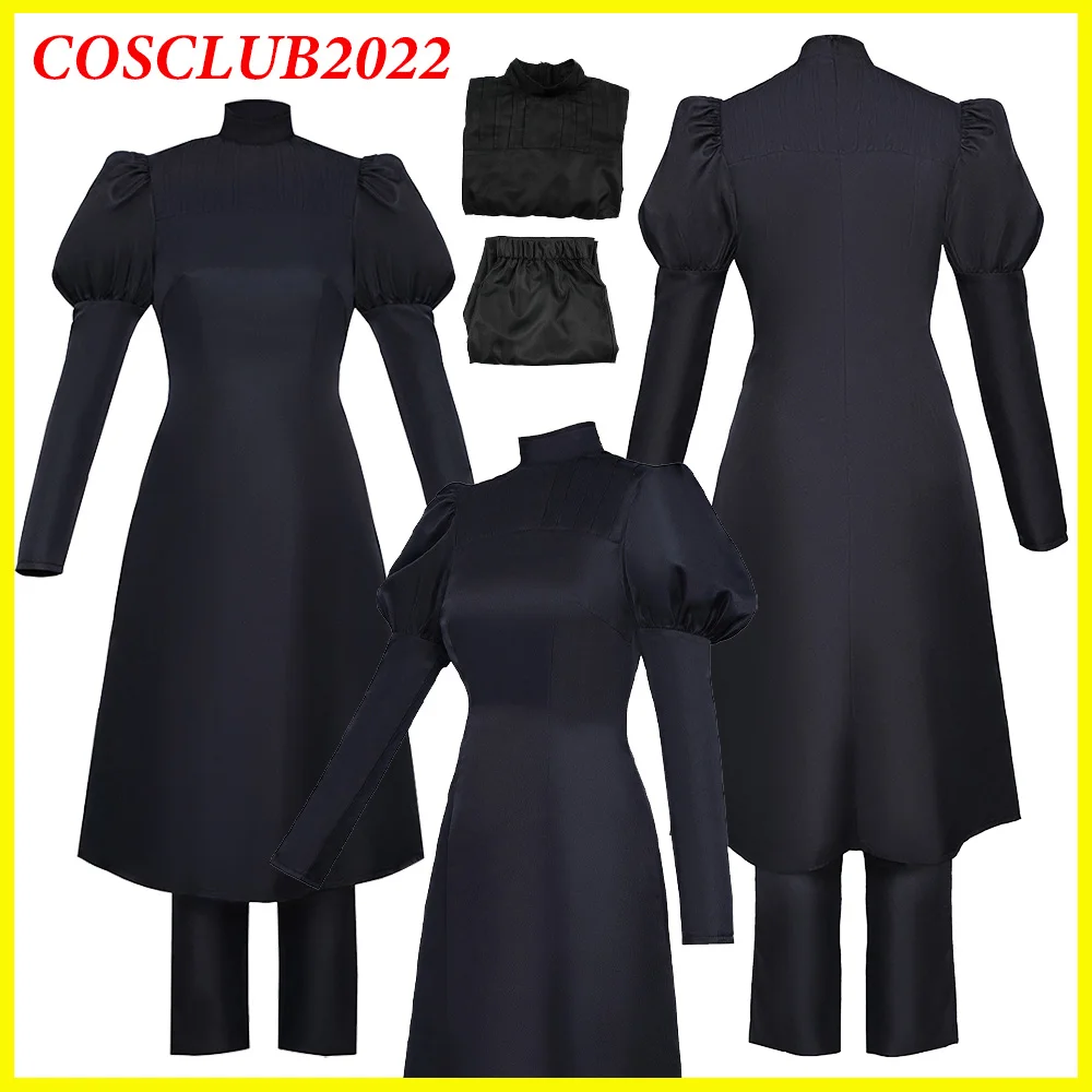 

Mei Mei Cosplay Costume Anime Game Fantasia Top Pants Black Suits Women Adult Outfits Halloween Carnival Dress Up Party Clothing