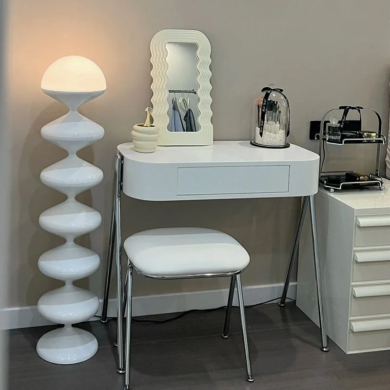 Luxury Black Storage Vanity Table Chair Modern Girls Stool Makeup Desk Dressers Bedroom Drawers Coiffeuse De Chambre Furniture