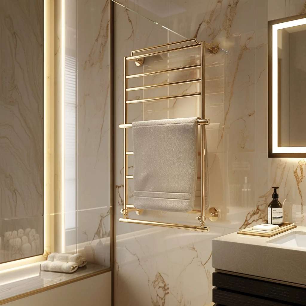 

Professional Electric Heated Towel Rail Smart Electric Towel Rack Wall Mounted Towel Warmer for Bathroom