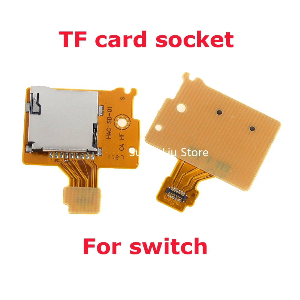 

10pcs/lot For Nintendo NS NX SD TF Card Slot For Nintendo Switch Console SD TF Card Socket Board