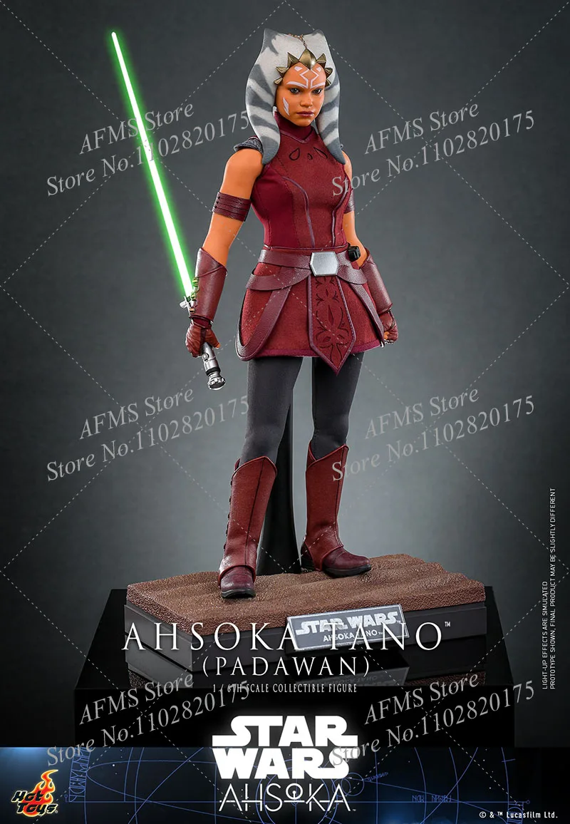 Juguetes calientes TMS123 ‌   Figura coleccionable a escala 1/6 Star Wars Ahsoka Ahsoka Tano Jedi Padawan 12 pulgadas mujeres soldado figuras de acción muñecas