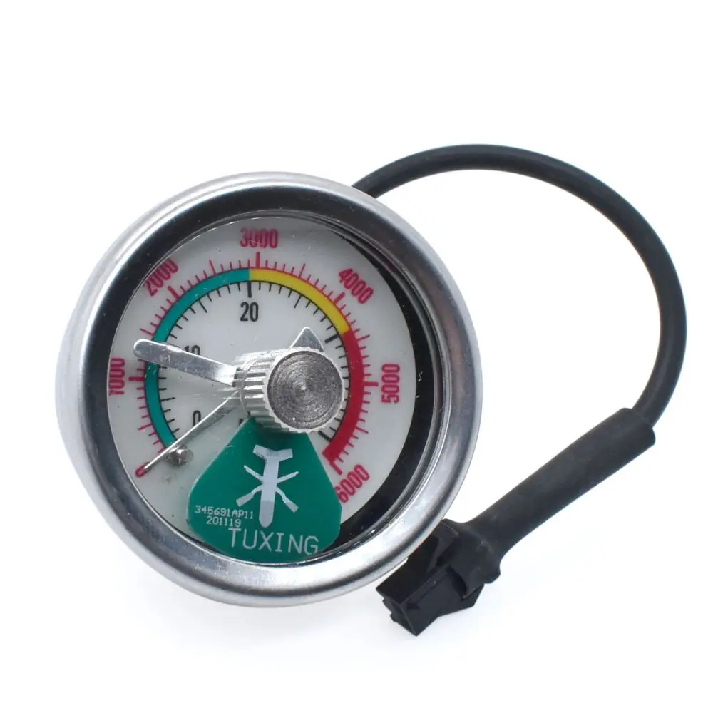 300Bar 4500Psi PCP Luchtcompressor Hogedrukpomp Auto Stop Compressor Verstelbare Manometer Draad M10 * 1