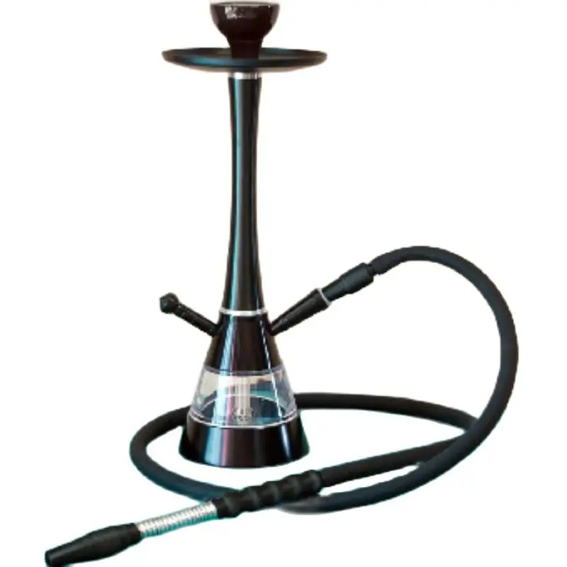 

48cm Fashion Conical Acrylic Single Pipe Hookah Set Outdoor Travel Portable Shisha Complete Chichas Smoking Acecessories Hooka