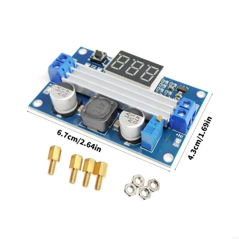 270B LTC1871 100W Verstelbare spanningen Stap op boosterconvertermodule 3-35V tot 3,5-35V met LED-voltmeter