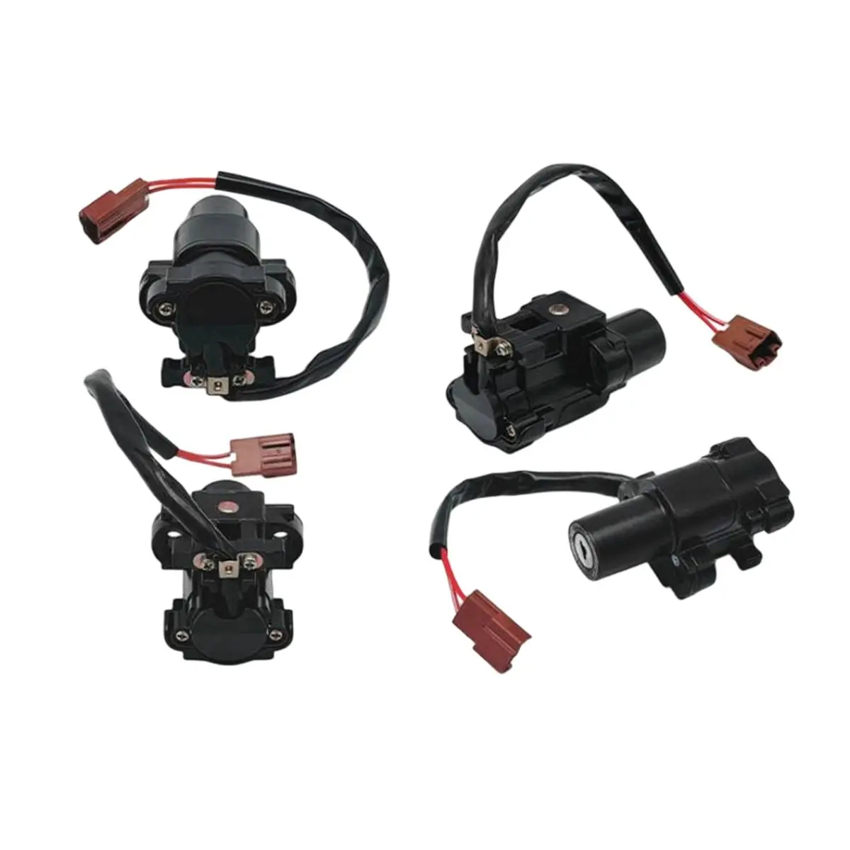 Motorcycle Ignition Switch Lock with Key Tank Cap Lock Cylinder for CB500F CB500 CBR500R 2018-2023