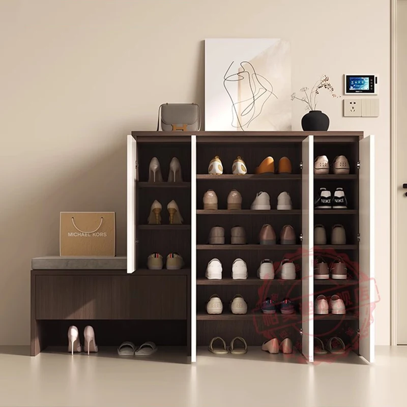 

Designer Modern Shoe Cabinet Organizer Storage Mobile Living Room Display Luxury Shoe Shelf Vertical Gabinete Home Furniture