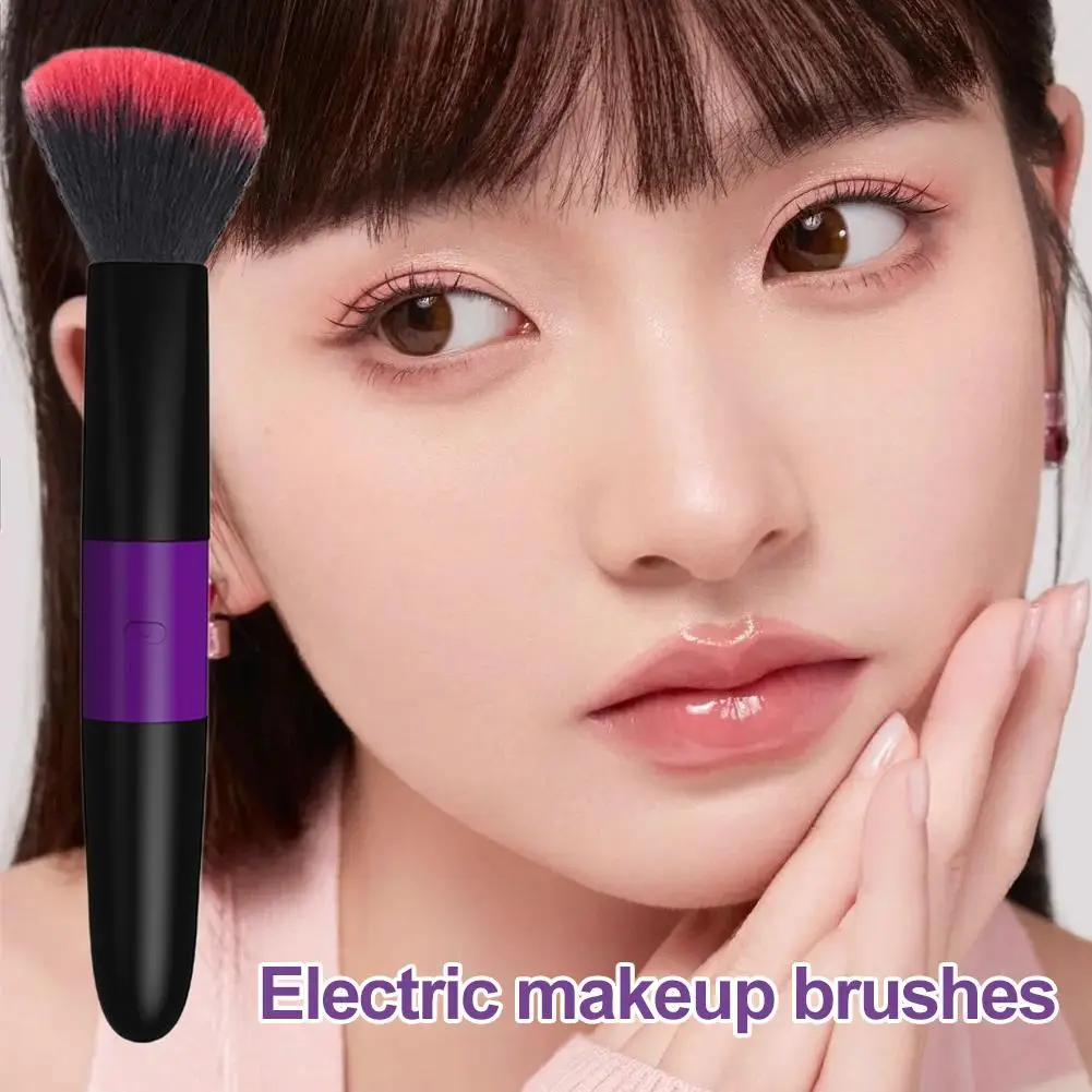 فرشاة مكياج كهربائية، فرشاة مزج كريم الأساس، بودرة أحمر الخدود السائبة، أداة مكياج الوجه، فرشاة مكياج #3