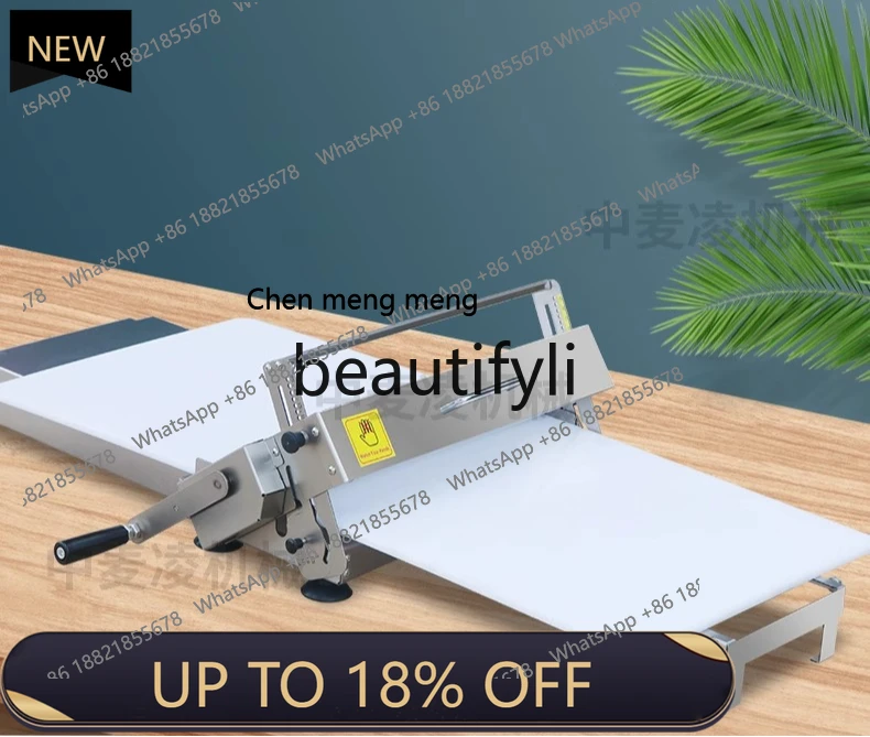 

Z189 Desktop Folding Manual Puff Pastry Machine, Croissant Skin, French Egg Tart Skin Forming Machine