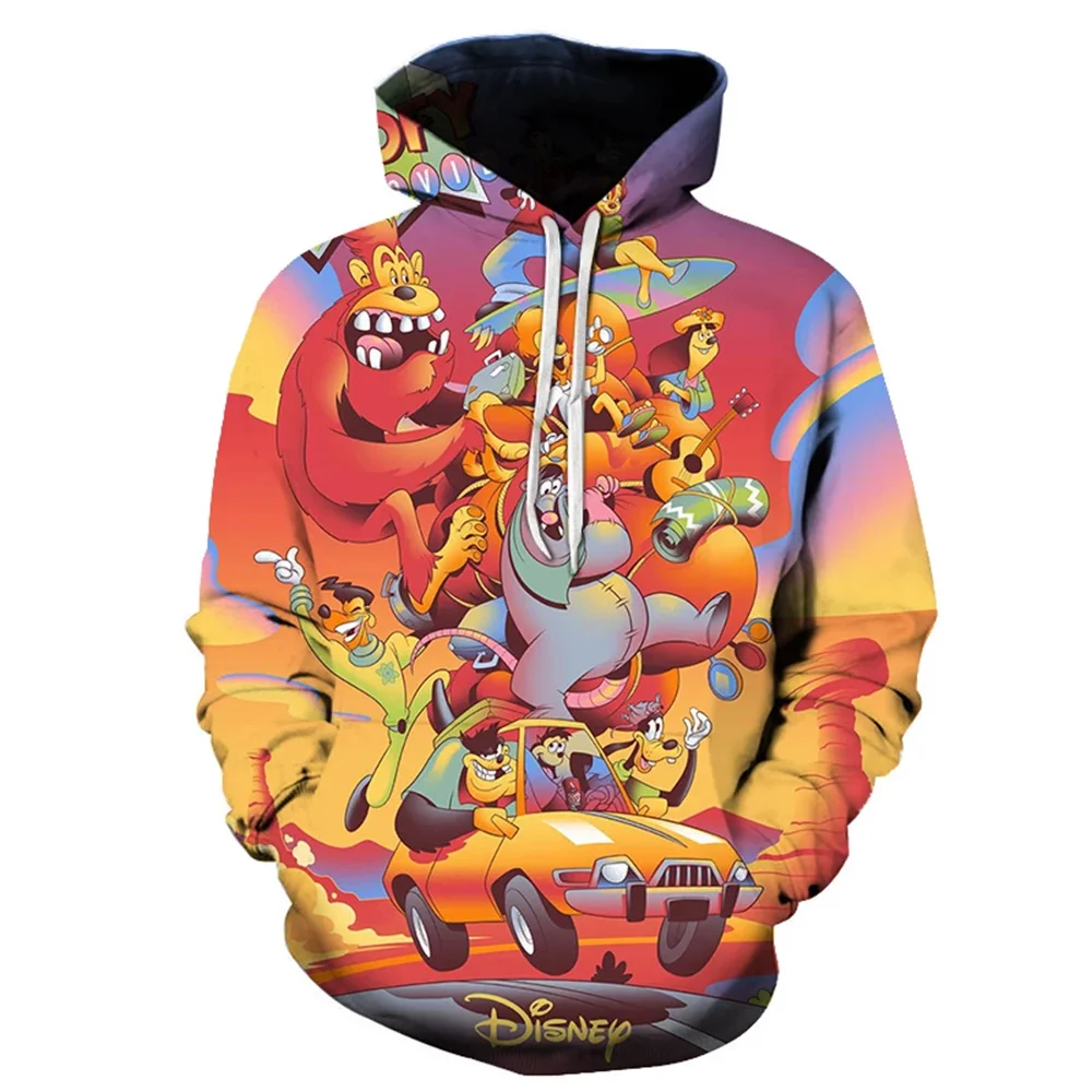 3D Disney A Goofy Movie Men Women Hoodie Kid Casual Streetwear Long Sleeves Sweatshirt Boy Girl Autumn Tops Coat Pullover