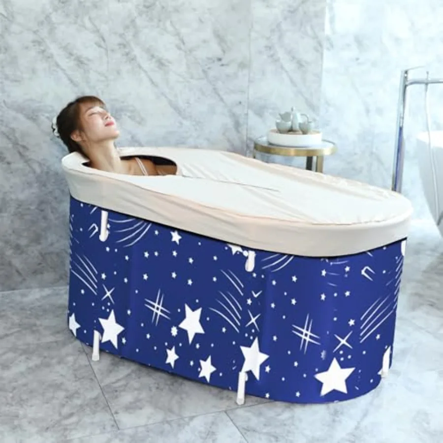 

Portable Bathtub for Adult, Foldable Bathtub Portable Soaking Bath Tub, Eco-Friendly Bathing Tub for Shower Stall