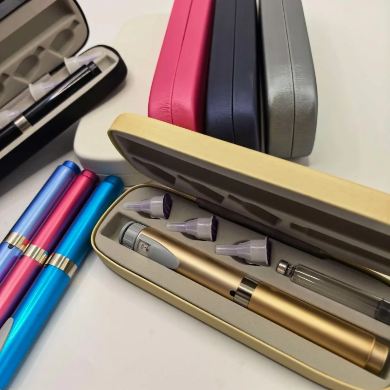 Insulin Beauty Dual-use Reusable Pen Set, 3ml Cartridge, Storage Case, 3 Needles & Vial, Medicine Not Included