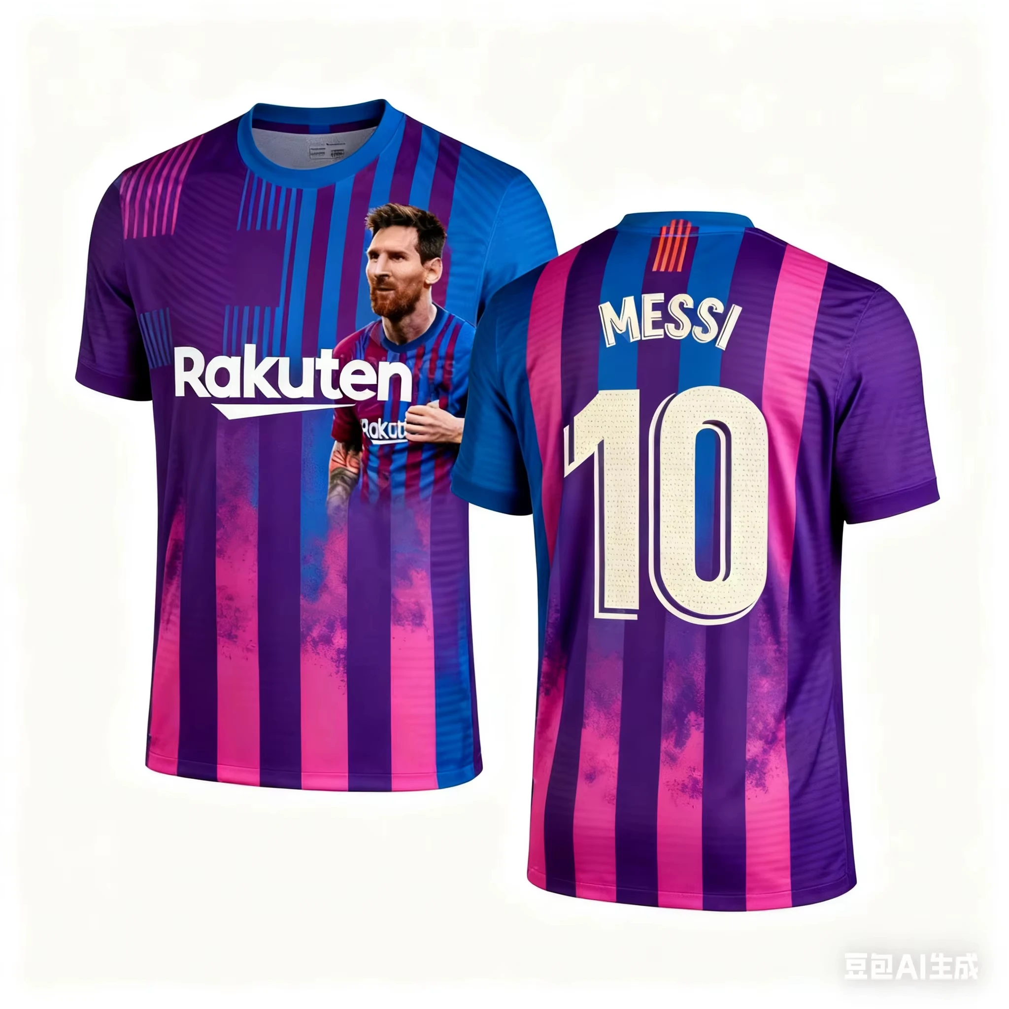 

2026 New Messi Fan No. 10 Football Jersey 3d Printing Sports Leisure Dry Quickly Men's T-Shirt Children's Clothing Tee Y2k Woman