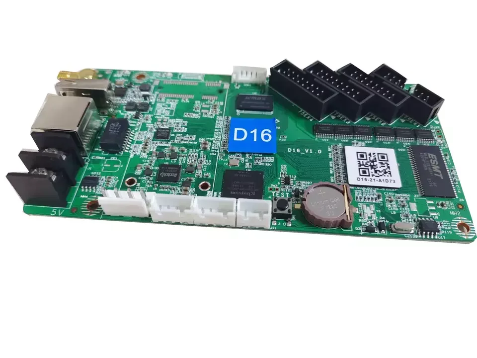 Huidu HD-D16 Display a colori a LED Scheda di controllo asincrono WiFi App mobile Controller video Carico 65000 pixel