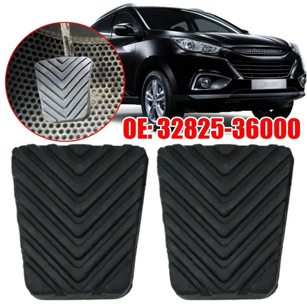 

2PCS Rubber Brake Pedal Cover For Kia Rio Modern IX35 Clutch Accelerator Pedal Pad 32825-3600