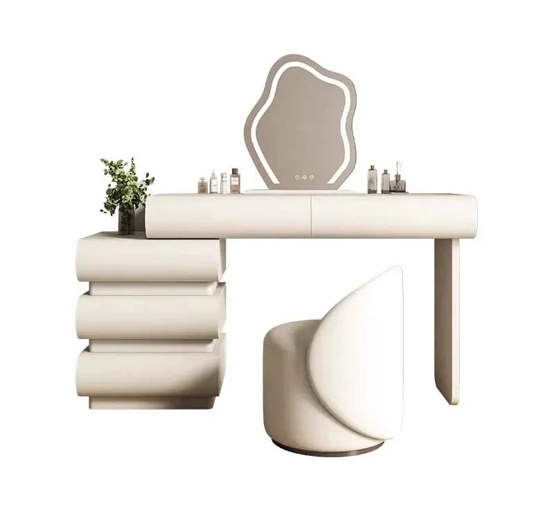 Nordic Dressing Table Mirror Stool Organizers Storage Dressing Table Drawer Classic  Decoration