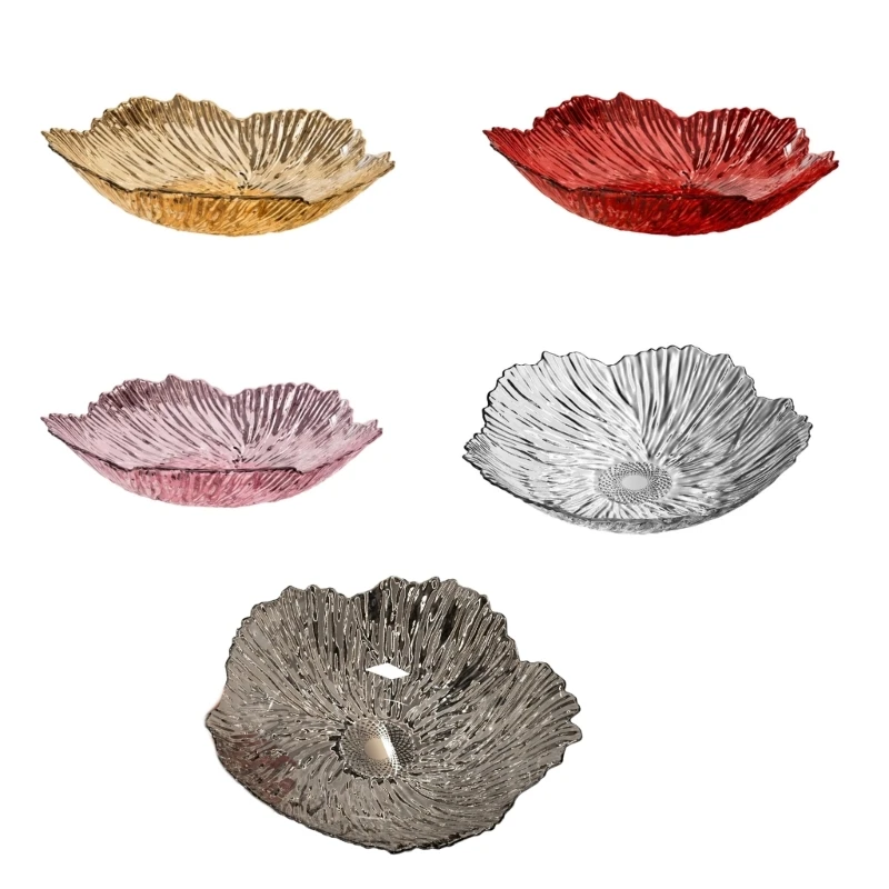 Zeitgenössischer Snackbehälter Blumendesign mit abgerundeten Ecken, für Leckereien und Obst Haushalt, 3 x – Detail 1
