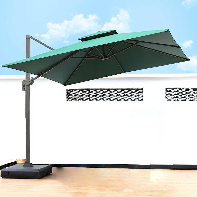 

New Design Hanging Banana Parasol Waterproof Cantilever Sun Canvas Umbrella Made of Pongee for Garden Beach Patio