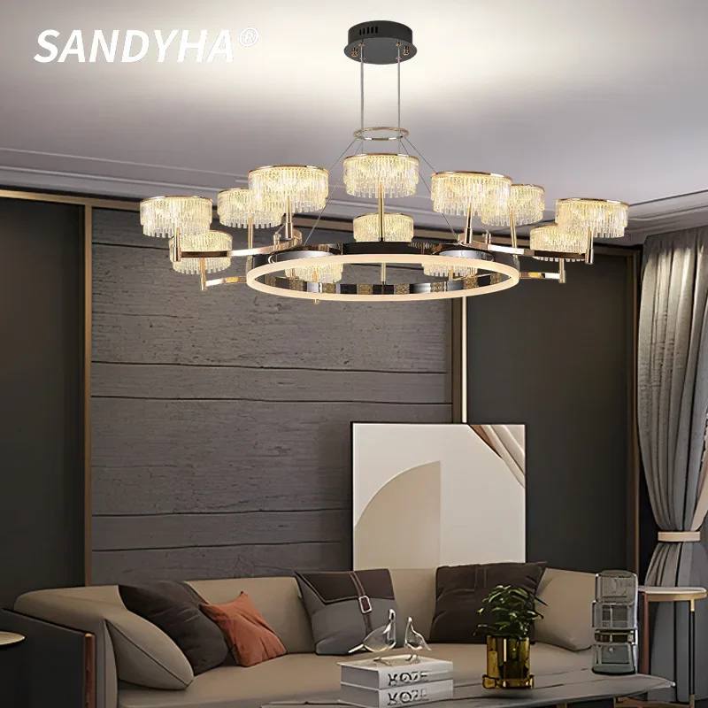 

2025 New Nordic Living Room Led Pendant Light Is Suitable For Modern Dining Rooms Bedrooms Height Of Chandelier Can Be Adjusted