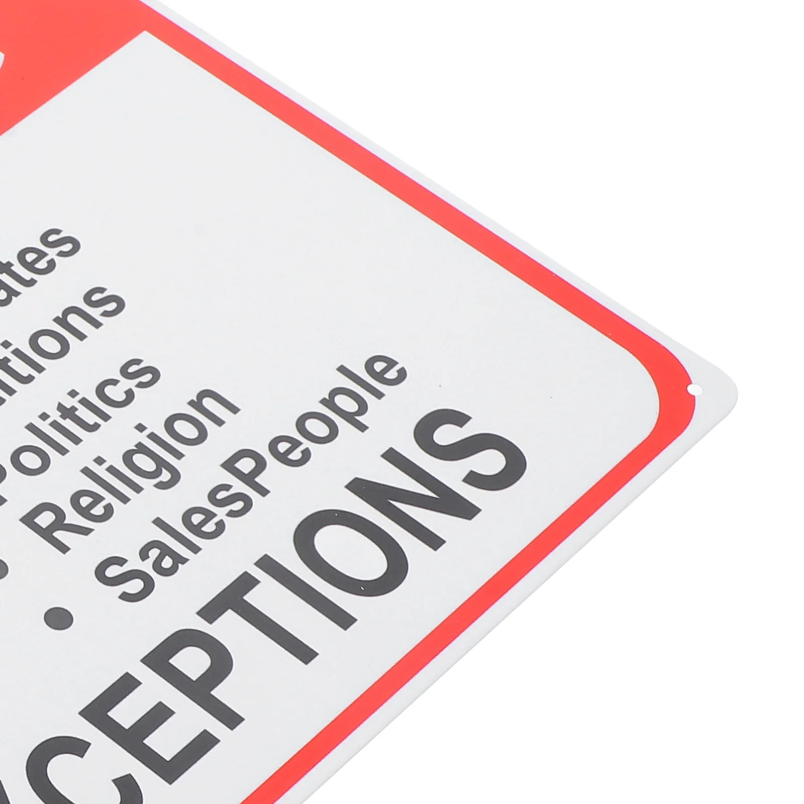 

No Soliciting Sturdy Warning Sign For Front Door Home Office Yard Use No Trespassing Security Outdoor Indoor Protection Traffic