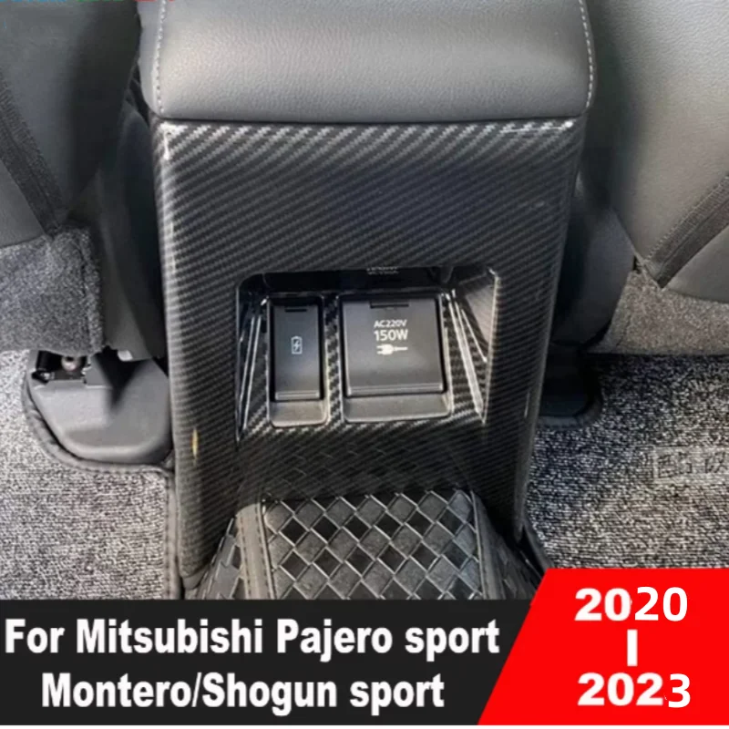 

For Mitsubishi Pajero/Montero/Shogun Sport 2010-2022 Inner Rear Seat Air Condition Vent Outlet Cover Trim Decoration Accessories