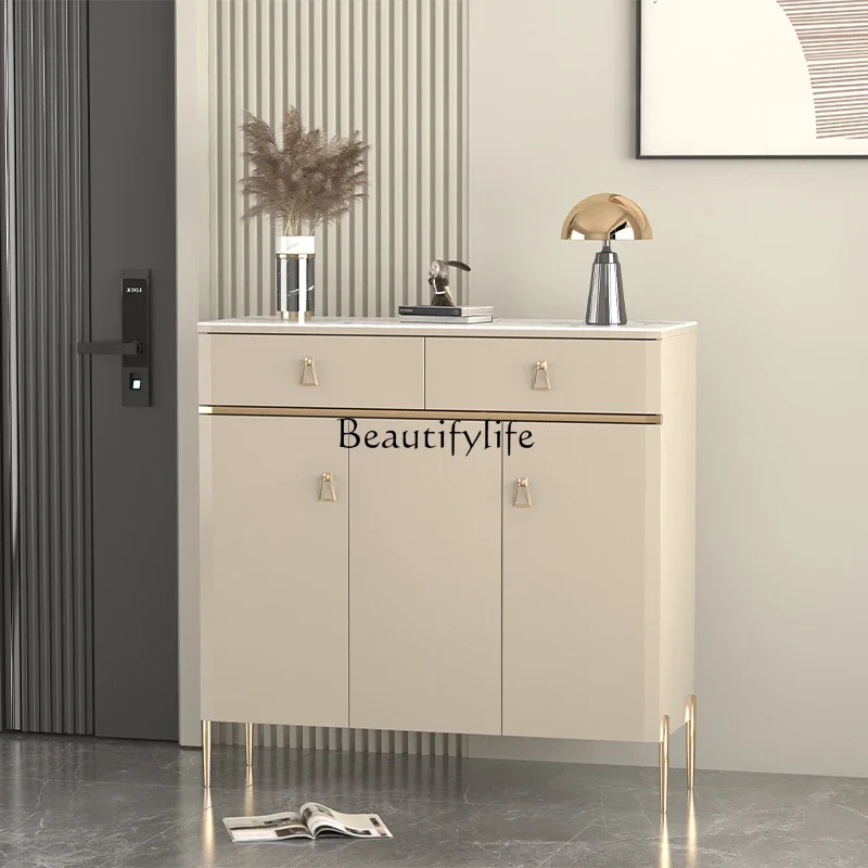 

yj19 Light luxury rock slab household door large-capacity entrance door cabinet household entrance door locker