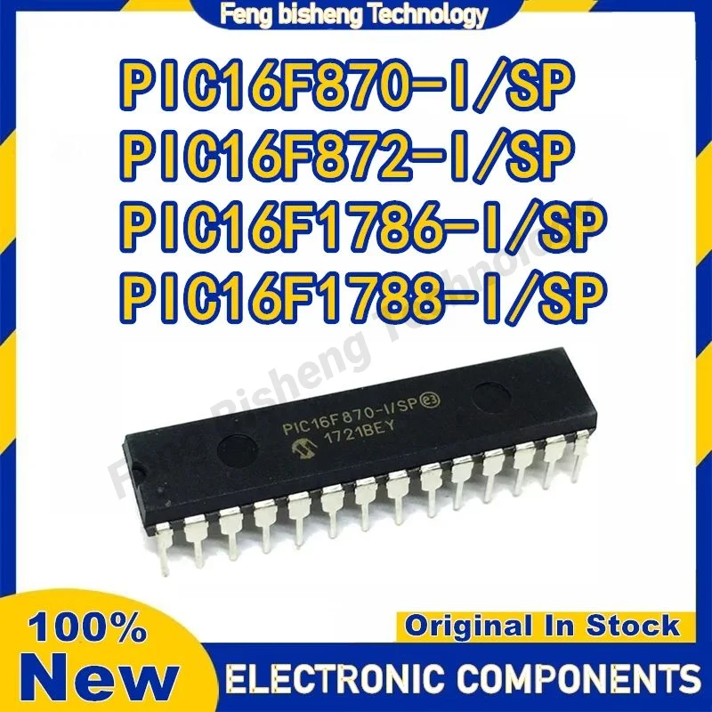 

PIC16F870-I/SP PIC16F872-I SP PIC16F1786-I SP PIC16F1788-I SP PIC16F DIP28 Микросхема 100% новый оригинал на складе