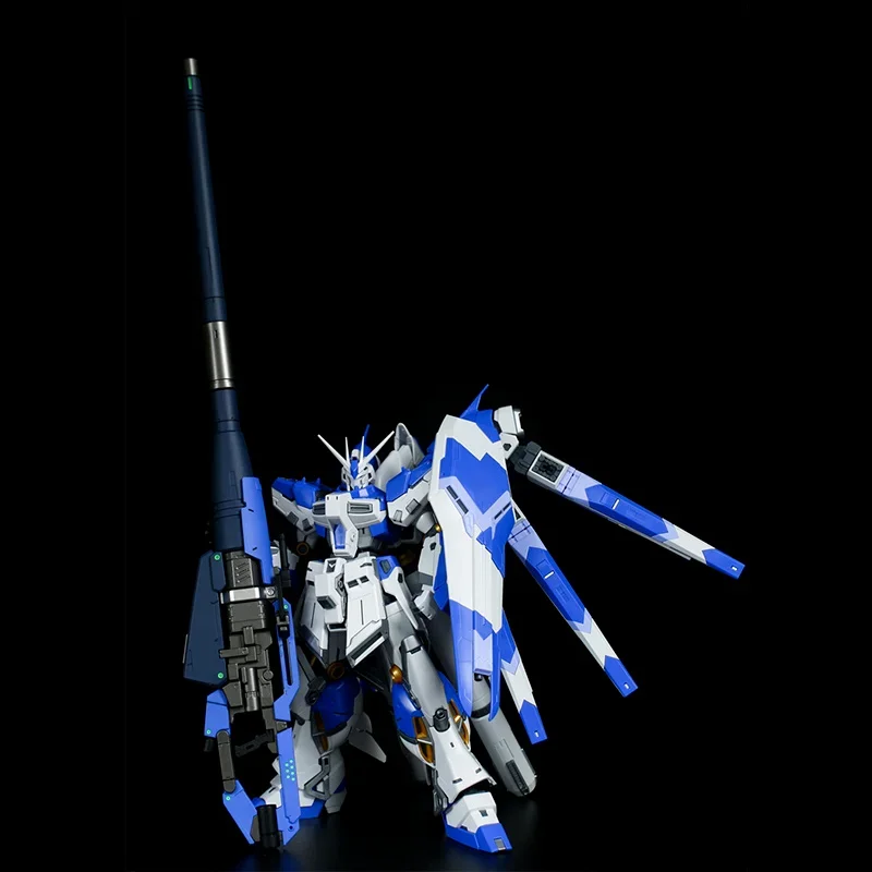 Gundam Model Kit Anime Figure EW RG 1/144 Hyper Mega Bazooka Launcher for Hi ν Funnel Anime Action Figure Toys for Children