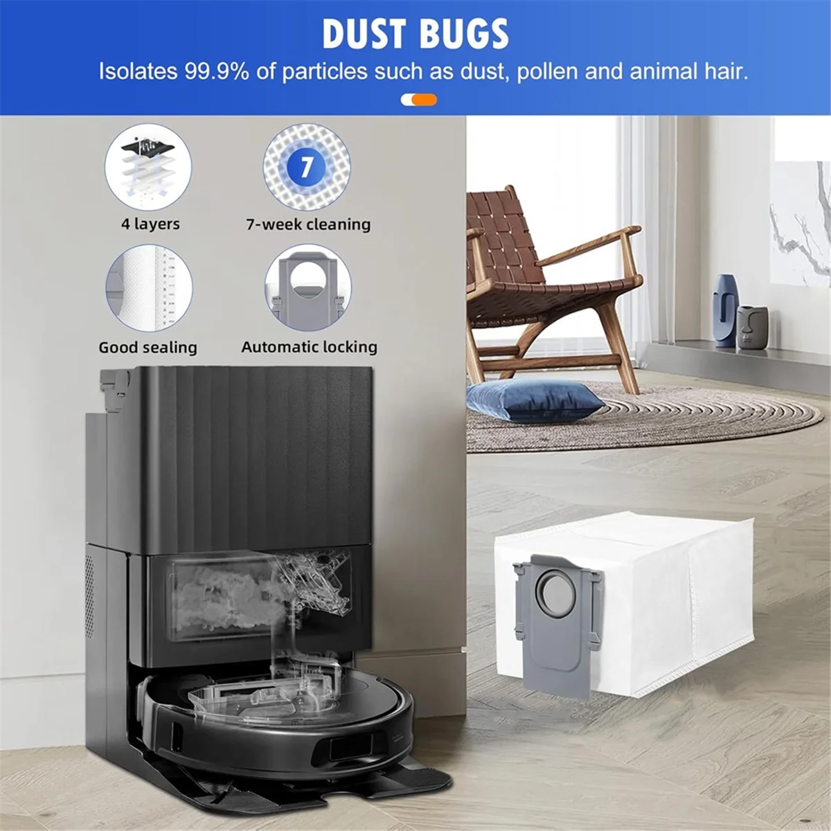 Q S/Qrevo Plus/Qrevo Pro/Qrevo MaxV 로봇 진공 메인 사이드 브러쉬 용 FZFZ Hepa 필터 걸레 천 먼지 봉투