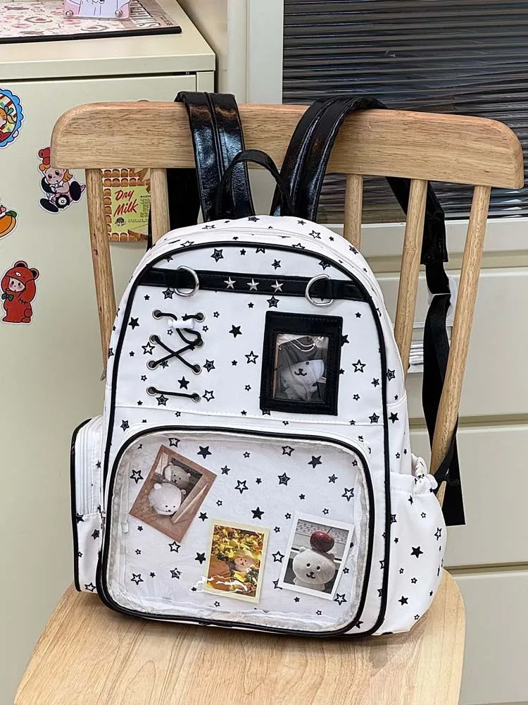 Kawaii Starry Harajuku Pastel Ita Backpack