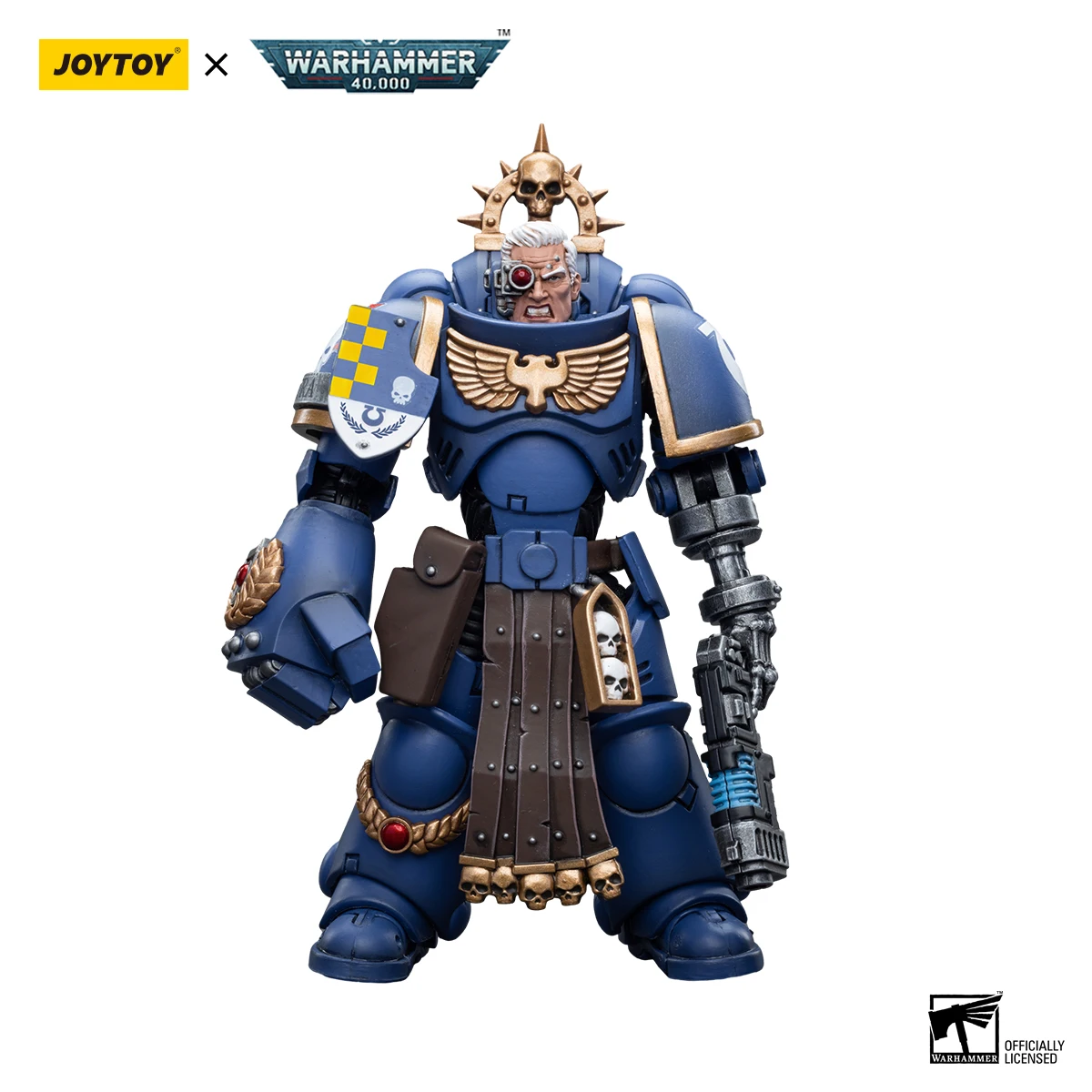 

[IN STOCK] JOYTOY 1/18 Warhammer 40K Action Figure Ul Lieutenant with Power Fist Model Free Shipping