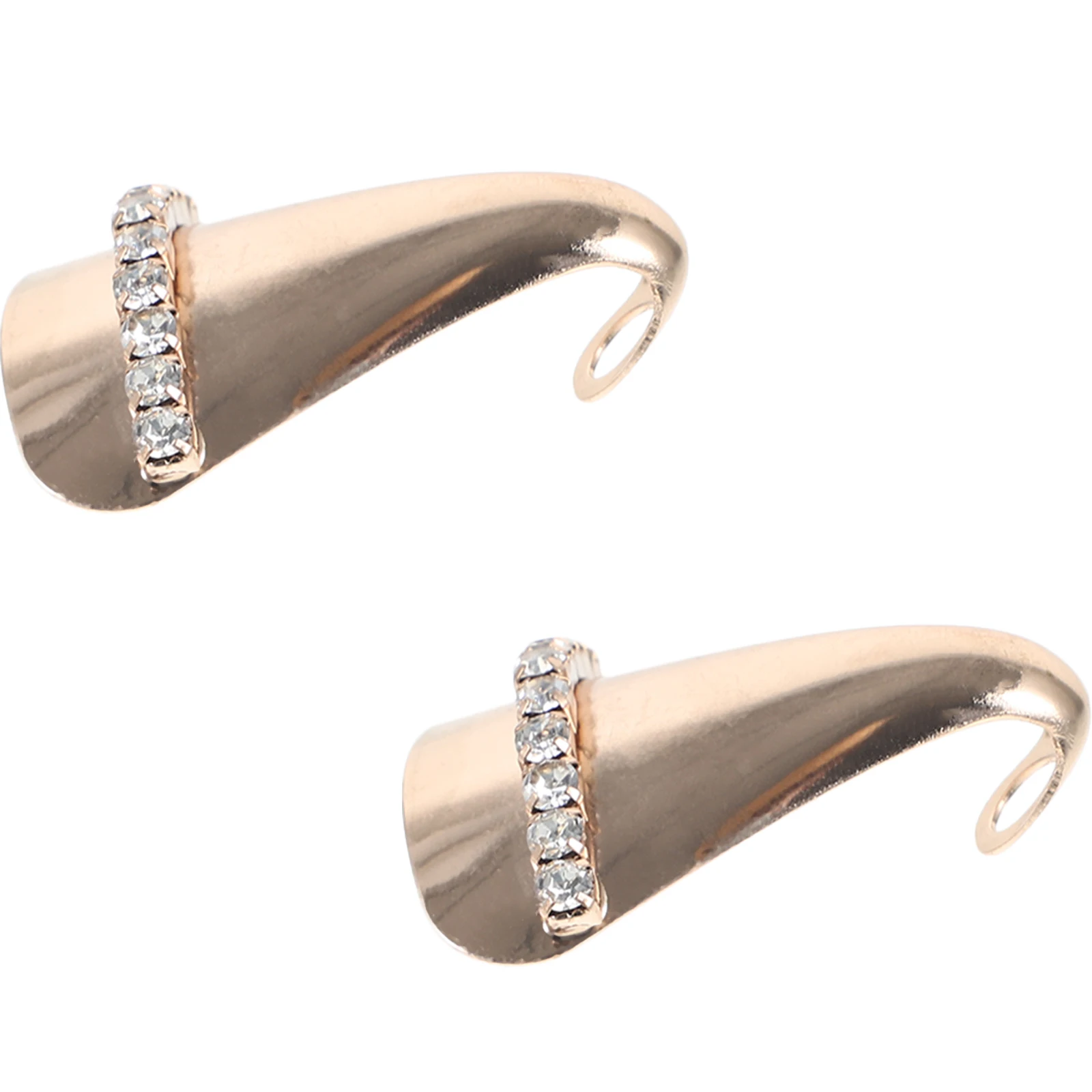 

1Pair Metal Shoe Tip Cover High Heels Toe Protector Decorative Caps for Various Shoes Sturdy and Practical High Heels Tip Caps