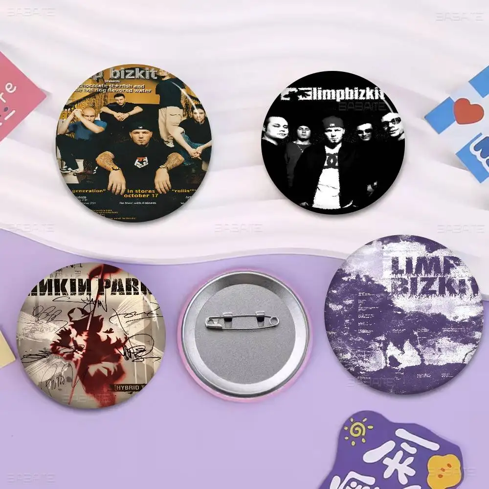 

Limp Bizkit Band Badges Creative Tinplate Soft Button Pins Animal Icon Brooch Lapel Backpack Badge Accessories Pin